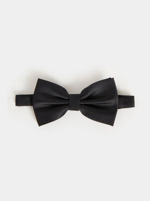 MKM BLACK CLASSIC TWILL BOW TIE