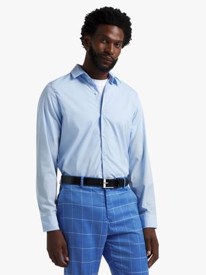 Jet Men's Light Blue Poplin Tailored Formal Shirt