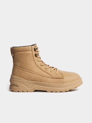 Men's Markham Chunky Combat Camel Boot