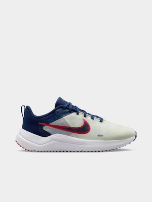 Mens Nike Downshifter 12 Blue/Beige Running Shoes