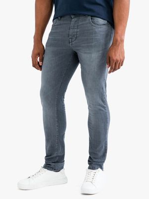 Men's Relay Jeans Sustainable Skinny Leg Grey Jean