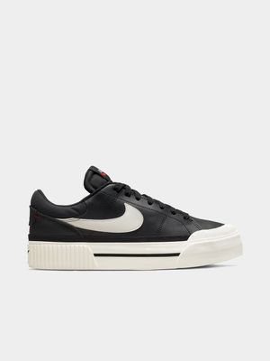 Women's Nike Court Legacy Lift Black Shoe