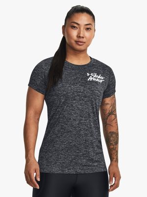 Womens Under Armour Short Sleeve Twist Graphic Tee