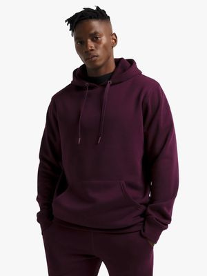 Mens TS Dynamic Fleece Burgundy Hoodie