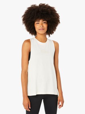 Womens Asics Cream Tank Top