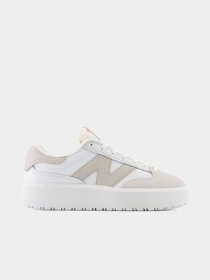 New Balance Women's CT302 White/Beige Sneaker