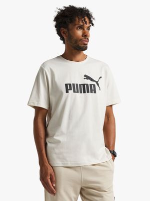 Mens Puma Essential Cream Tee