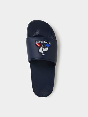 Men's Le Coq Sportif Navy Slide Sandals