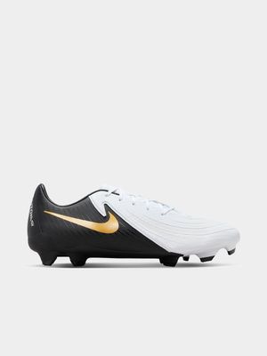 Mens Nike Phantom GX II Academy FG White/Black Boots