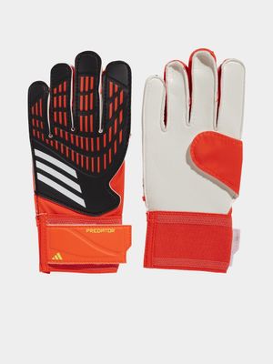 Junior adidas Predator Training Black/Red Goalkeeper Gloves