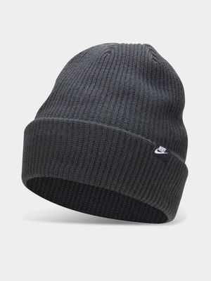 Nike Unisex Peak Standard Cuff Futura Grey Beanie