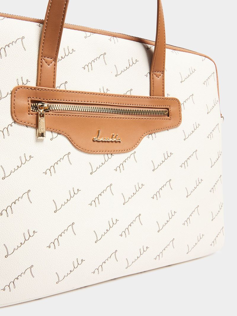 Luella Monogram Print Laptop Bag - Bash.com