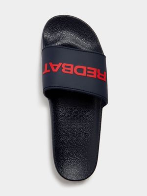 Redbat Athletics Mens Navy/Red Slide