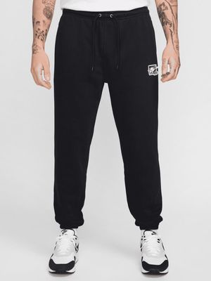 Nike Men's Club French Terry Black Jogger