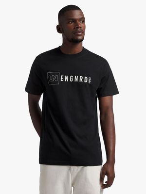 Men's Union-Dnm Engineered Black T-Shirt