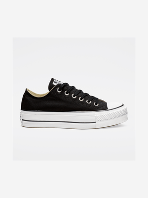 Women's Converse Chuck Taylor All Stars Canvas Platform Black sneaker