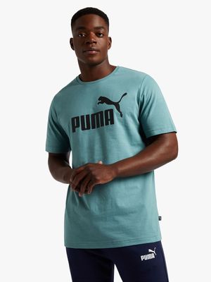 Men's Puma Essential Logo Blue Tee