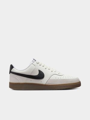 Mens Nike Court Vision Beige/Black/Gum Sneakers