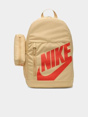 Junior Nike Elemental Sesame/Picante Red Backpack