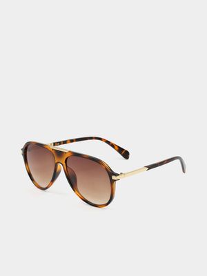 Men's Markham Demi Carreira Brown Sunglasses