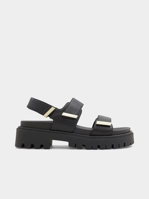 Women's ALDO Black Casual Sandals