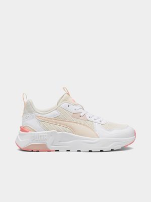 Womens Puma Trinity Lite Sugared Almond/Roseby/White Sneakers