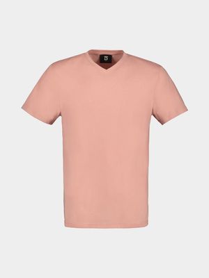 Mens TS Everyday V-Neck Dusty Pink Tee