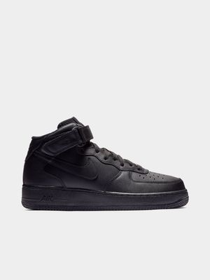 Nike Men's Air Force 1 Mid '07 Black Sneaker