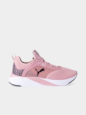 Women's Puma Softride Ruby Logo Lux Pink Sneaker