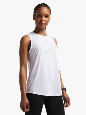 Womens TS Everyday White Graphic Tee