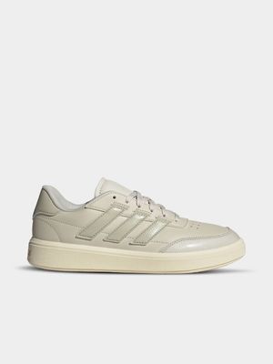 Womens adidas Courtblock Aluminium/Putty Grey/Wonder White Sneakers