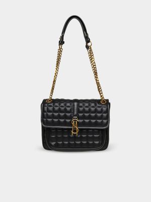 Women's Steve Madden Black BMAYSA Shoulder Bag