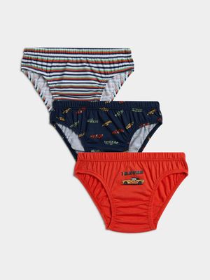 Jet Younger Boys Multicolour 3 Pack Transport Briefs