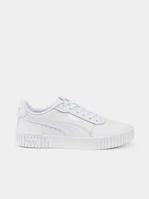 Womens Puma Carina 2.0 White Sneakerrs