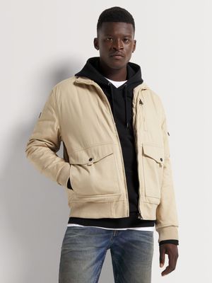 Men's Markham Cotton Harrington Stone Jacket