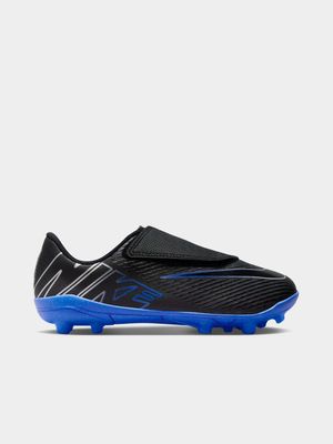 Junior Nike Mercurial Vapor 15 Club Black/Blue Soccer Boots