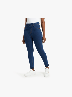 Women's Dark Blue Jeggings