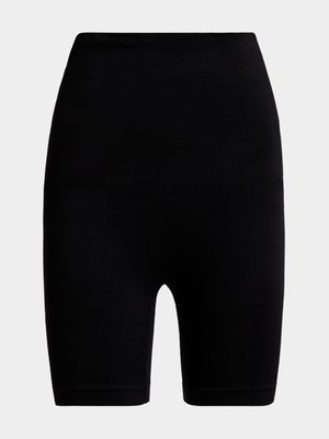 Jet Ladies Black Midleg Shaper Seamless Supportwear