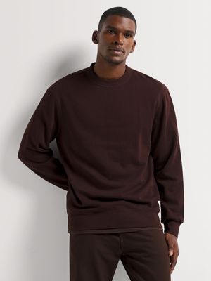 Men's Markham Basic Chocolate Crewneck