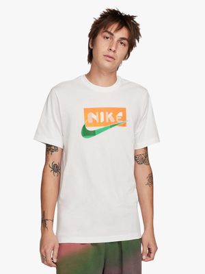 Nike Men's Nsw White T-Shirt