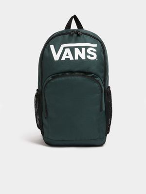 Unisex Vans Alumni 5 Green/White Backpack