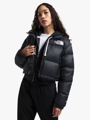 The North Face Women's Nuptse Short Black Jacket