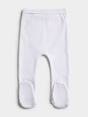 Jet Baby White Footed Legging