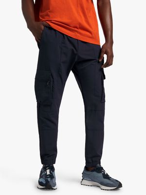 Markham Men's Navy Multi-Fabric Utility Pants