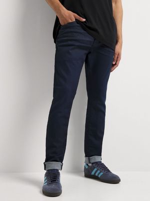 Men's Union-DNM Fashion Coated Indigo Skinny Jeans