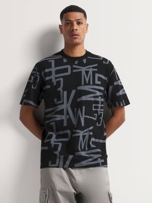 Men's Markham Graphic Black T-Shirt