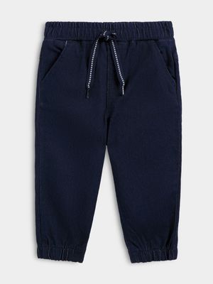 Jet Toddler Boys Dark Blue Denim Jogger