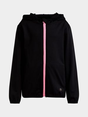 Girls TS Black Zip Thru Jacket