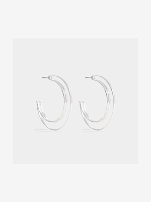 Curved Hoop Earrings