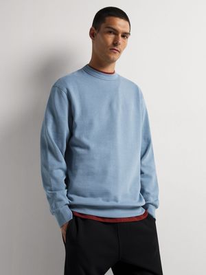 Men's Markham Basic Light Blue Crewneck